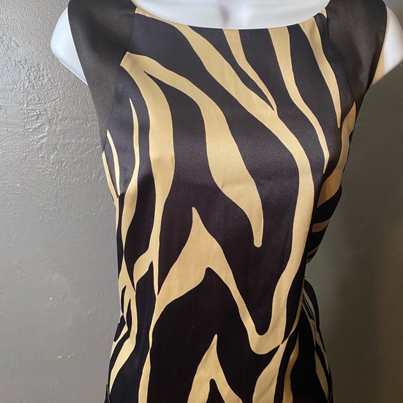 ALYX LIMITED SAFARI SILK ROUNDNECK  SLEEVELESS SHIFT DRESS - Picture 15 of 16